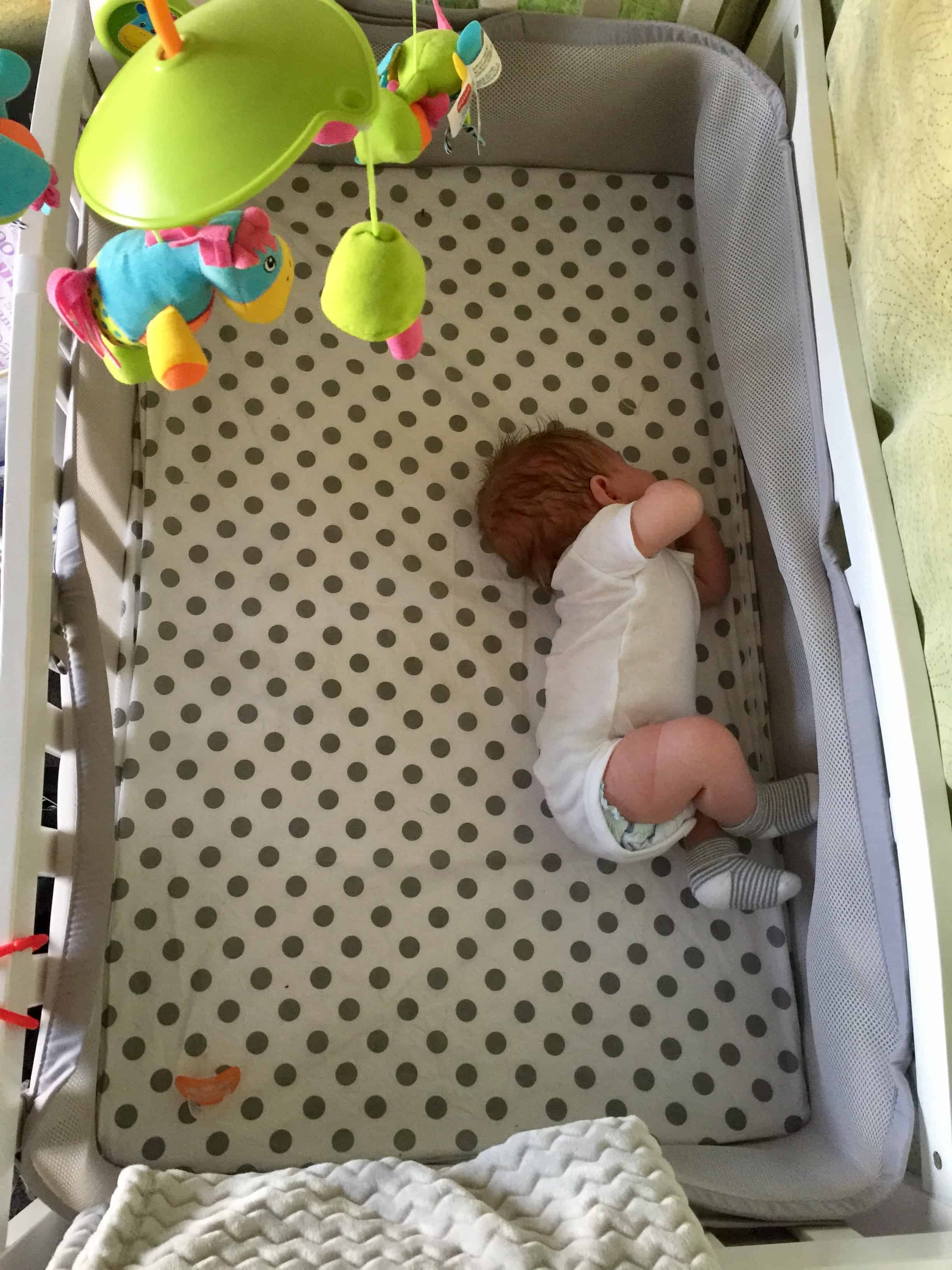 RV Nursery Mini Crib Happiest Camper