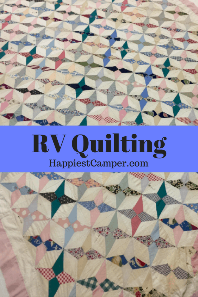 Quilt with campers on it hot sale