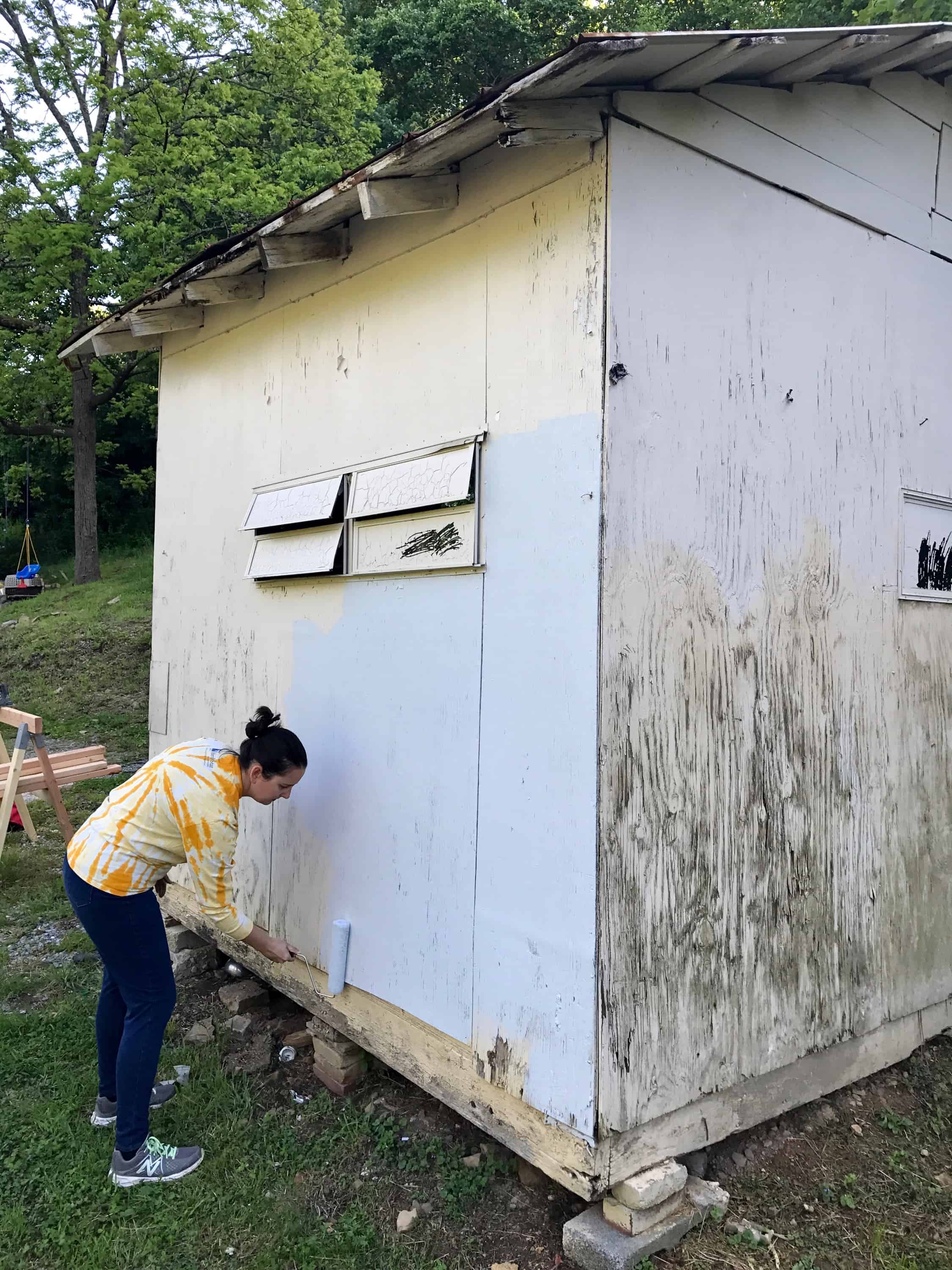 Diy Shed Makeover Happiest Camper Diy Shed Makeover Happiest Camper