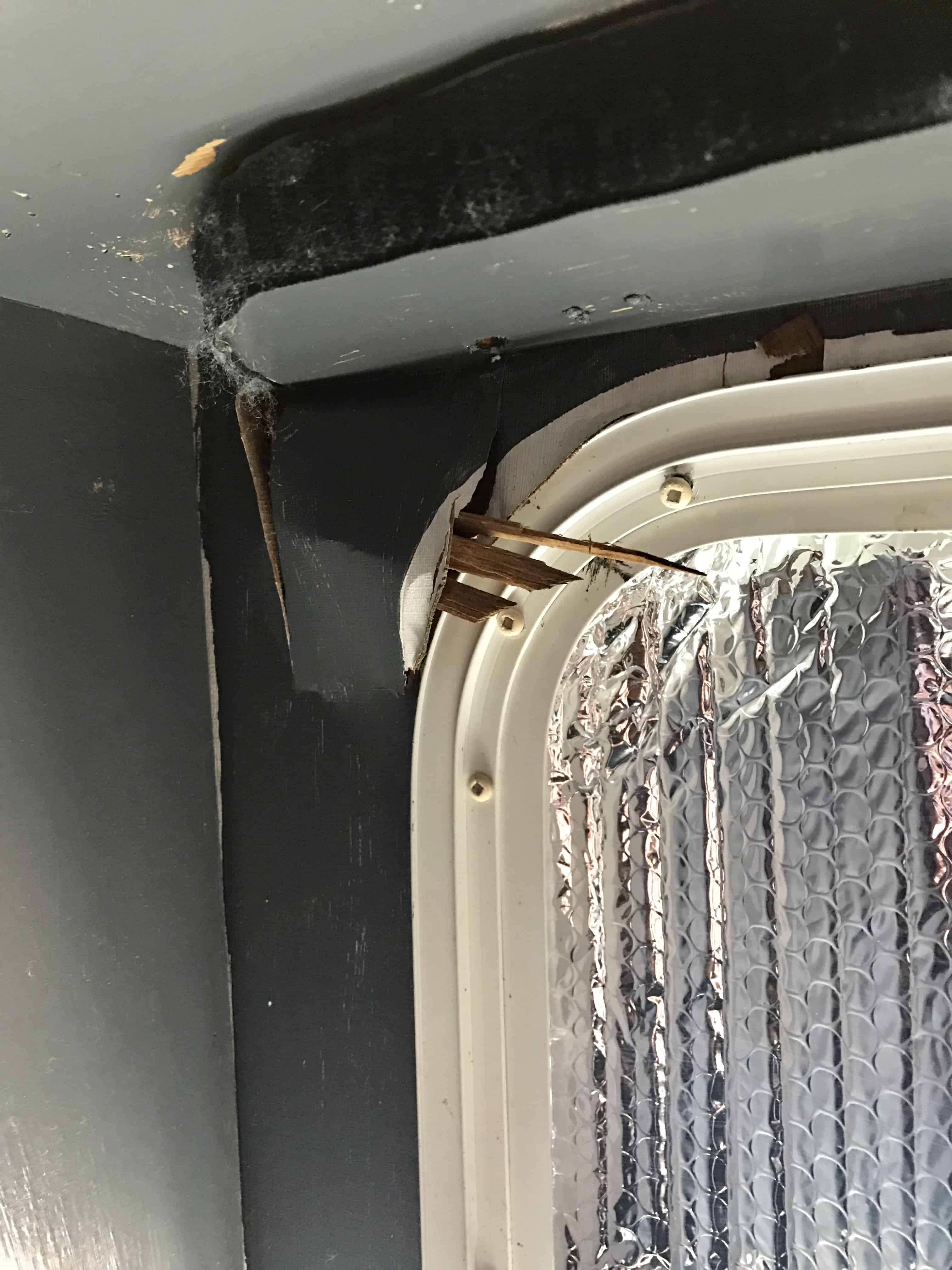 RV Totaled Window Damage Happiest Camper