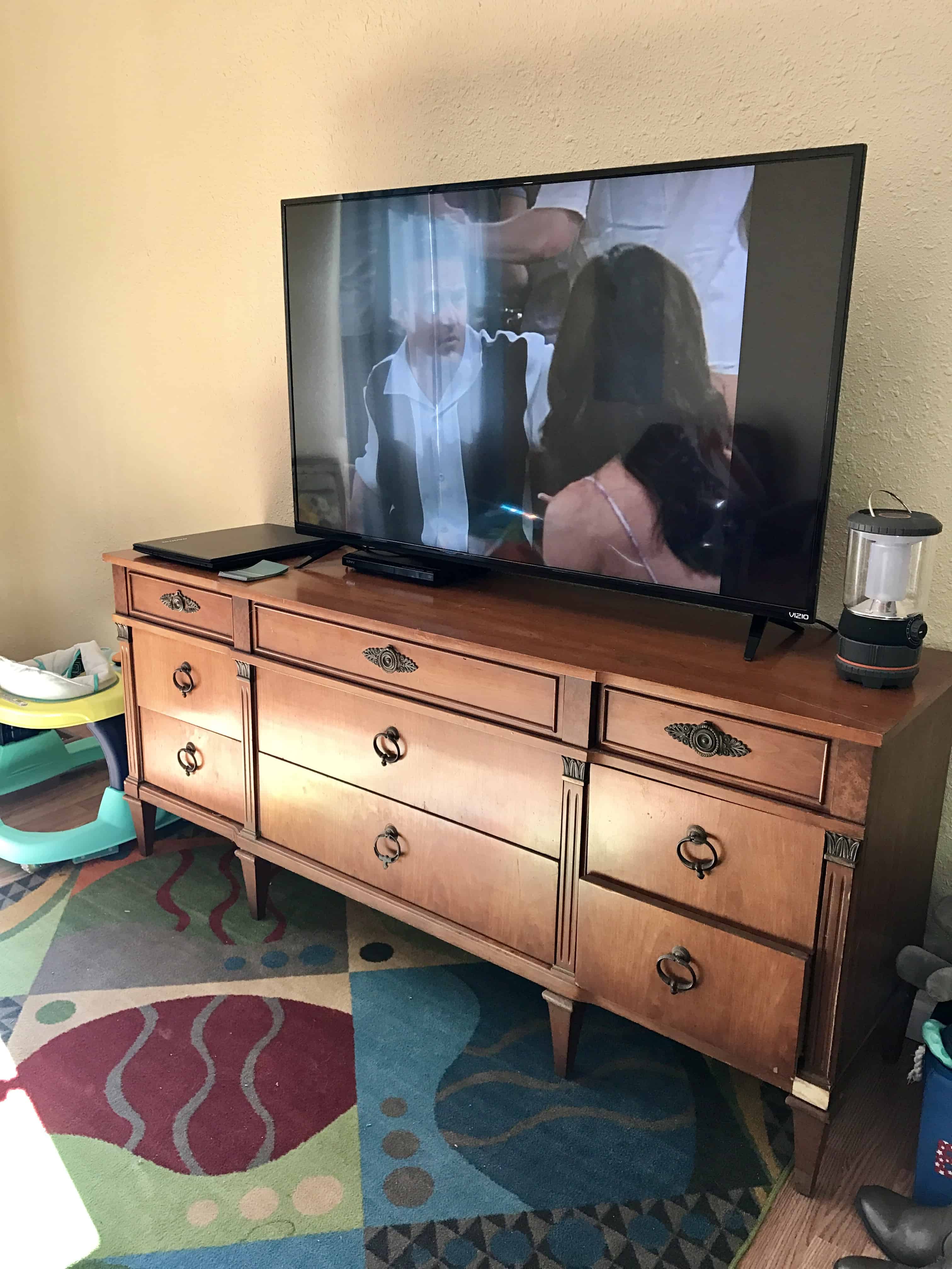 Yellow Dresser Makeover