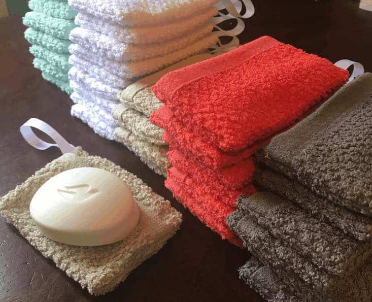 crafts using washcloths and soap