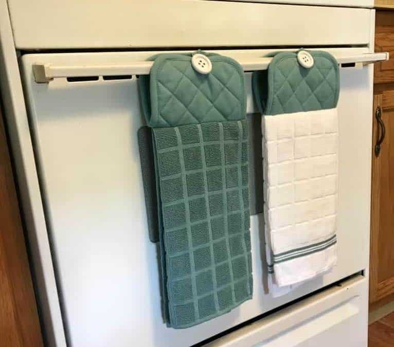 How To Add Loops to Dishtowels for Hanging