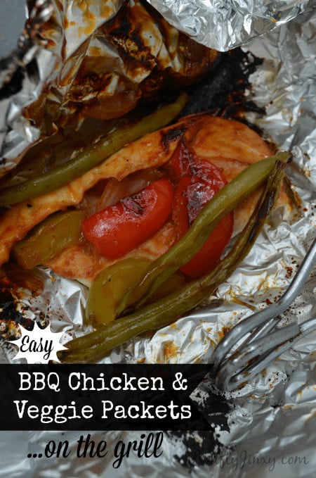 Image for BBQ Chicken and Veggie Packets Recipe for Easy Summer Get-Togethers