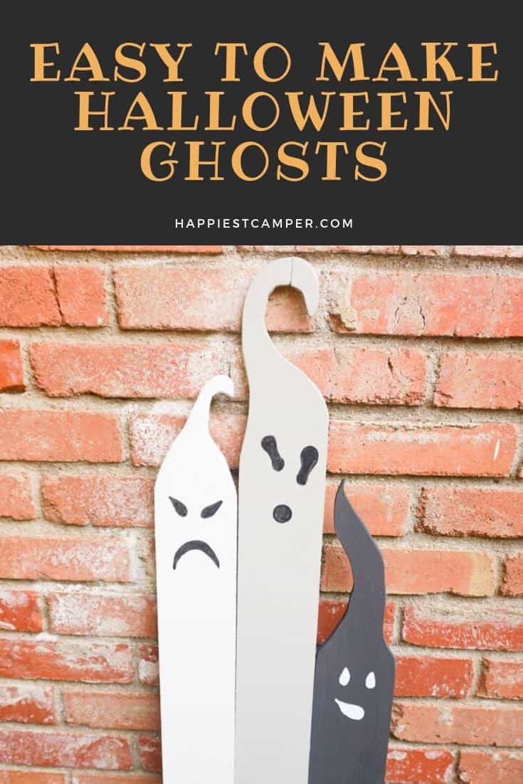 How to make Halloween Ghosts for outdoors