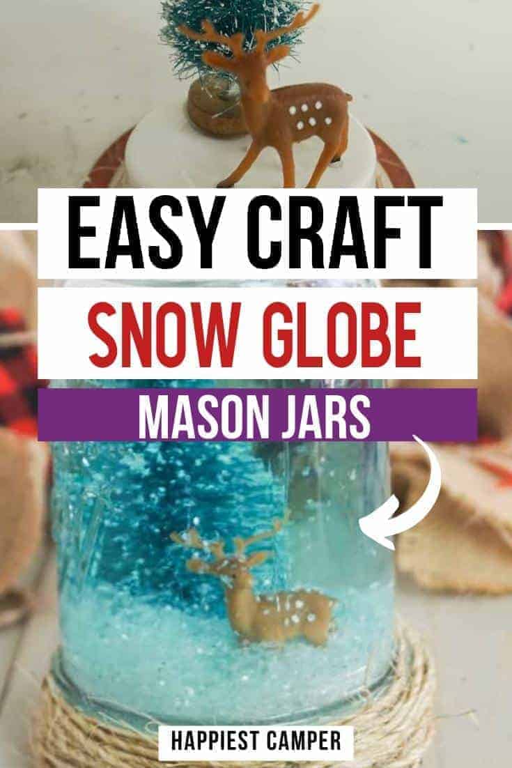 How to Make a Snow Globe in a Mason Jar