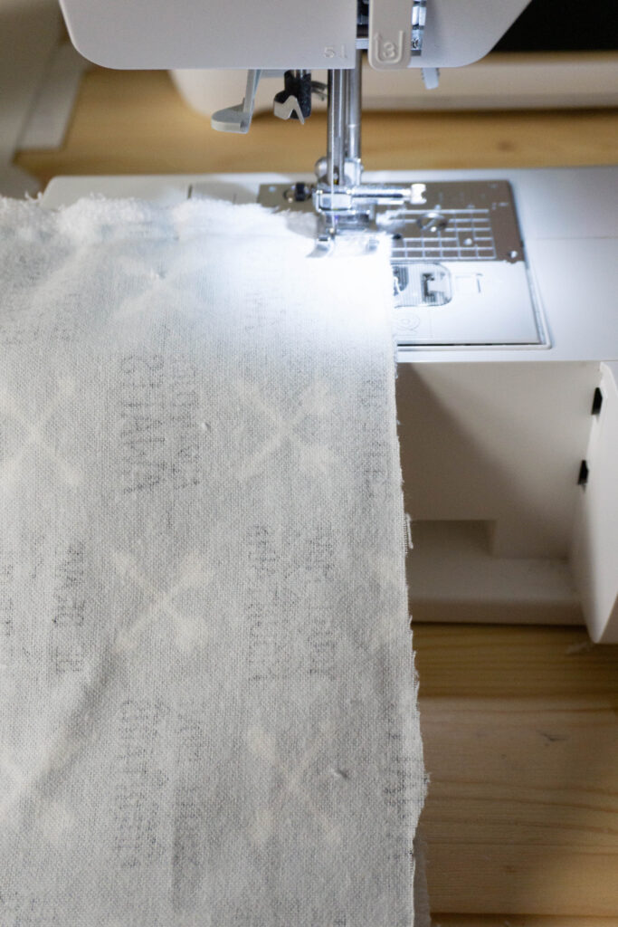 sewing burp cloth