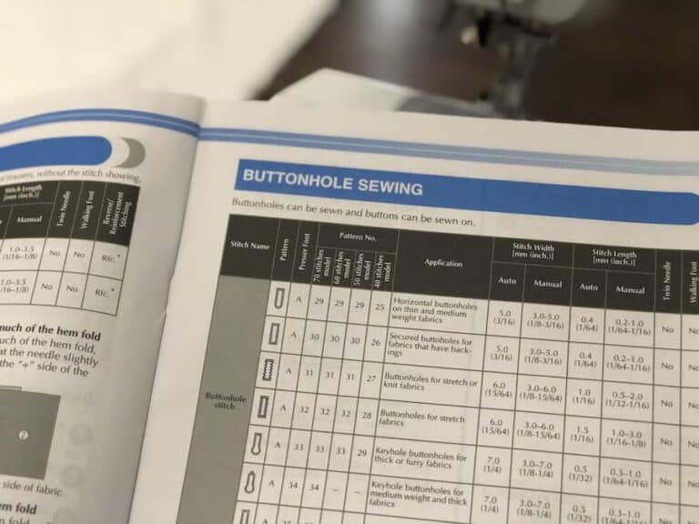 How to Sew a Buttonhole with a Brother Sewing Machine