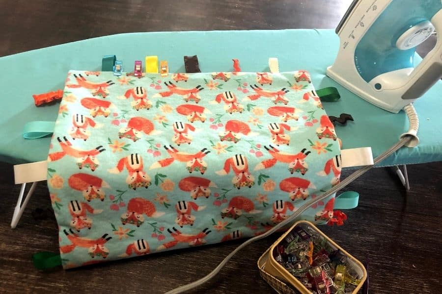 ironing fabric Happiest Camper