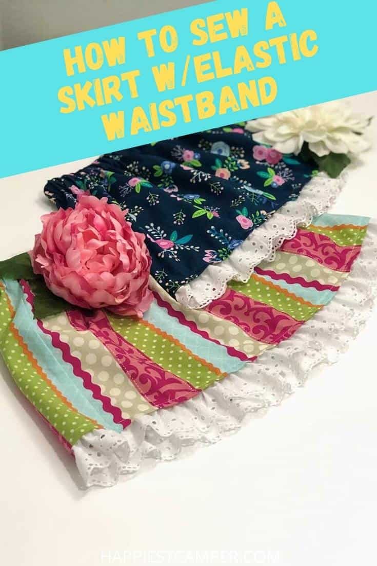 How To Sew A Skirt With Elastic Waistband For Girls