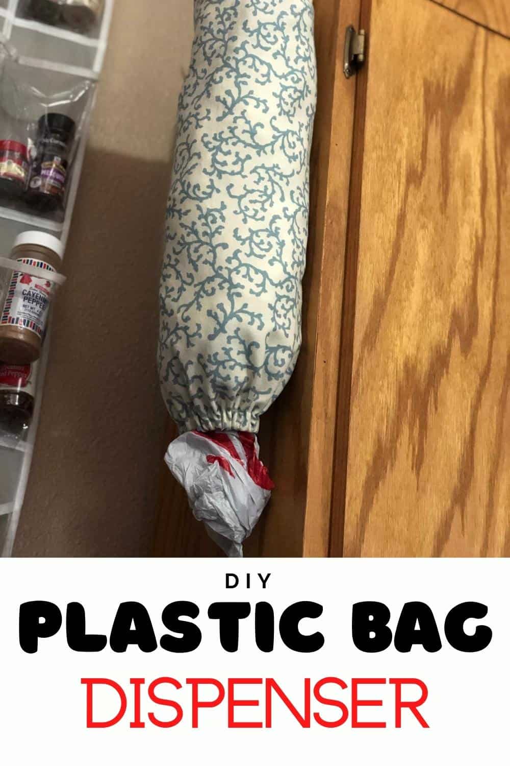 DIY Plastic Bag Dispenser