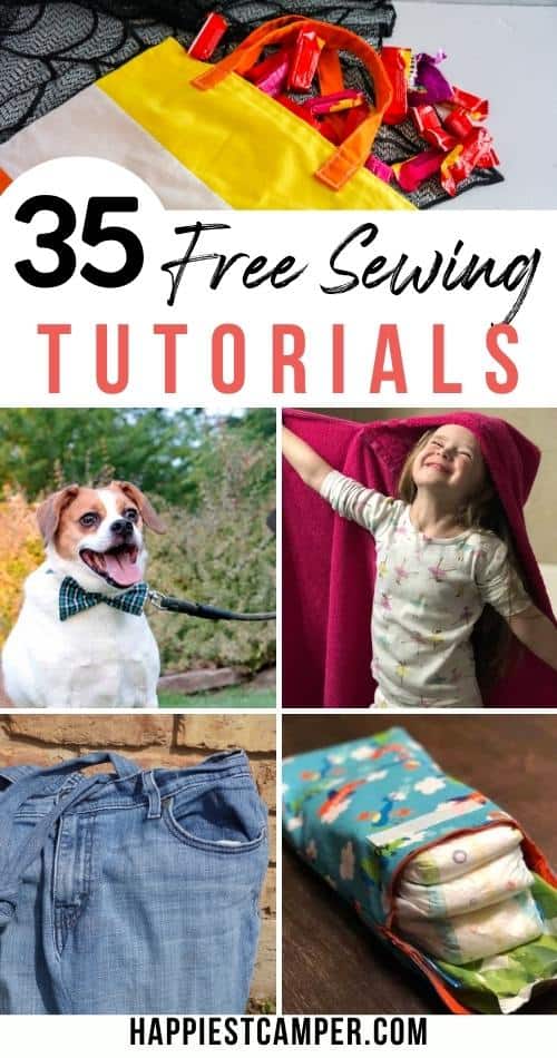 35 Free Sewing Tutorials