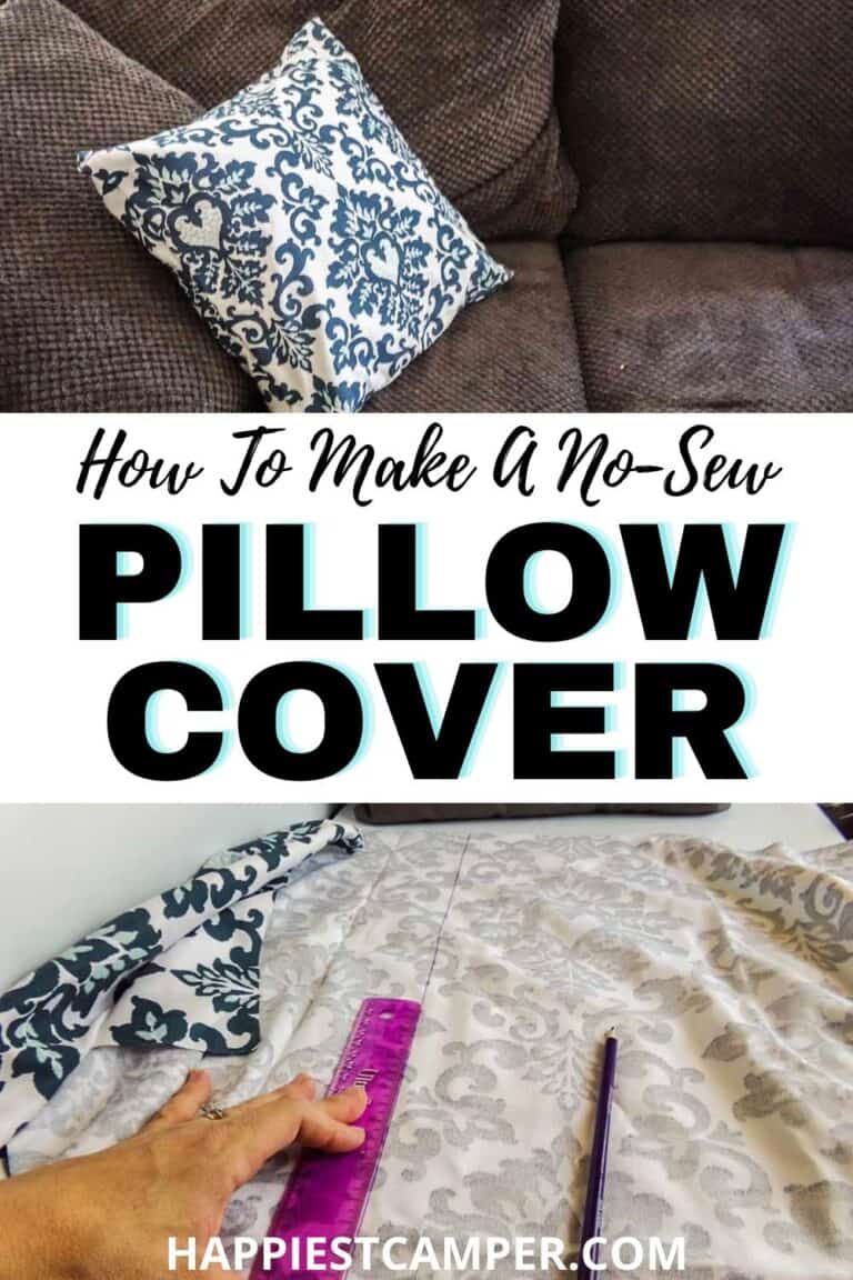 How to Make a NoSew Pillow Cover in Minutes!