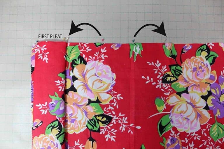 How To Make A Pleated Skirt With Free Pattern