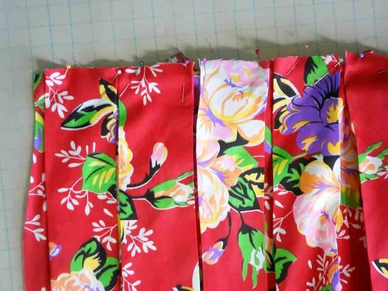 How To Make A Pleated Skirt With Free Pattern