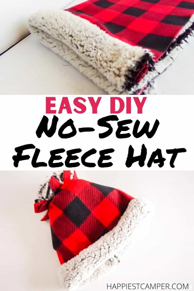 How To Make A NoSew Fleece Hat