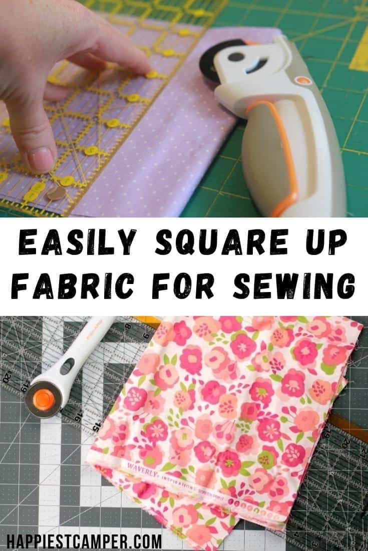 How To Square Up Fabric For Sewing Projects