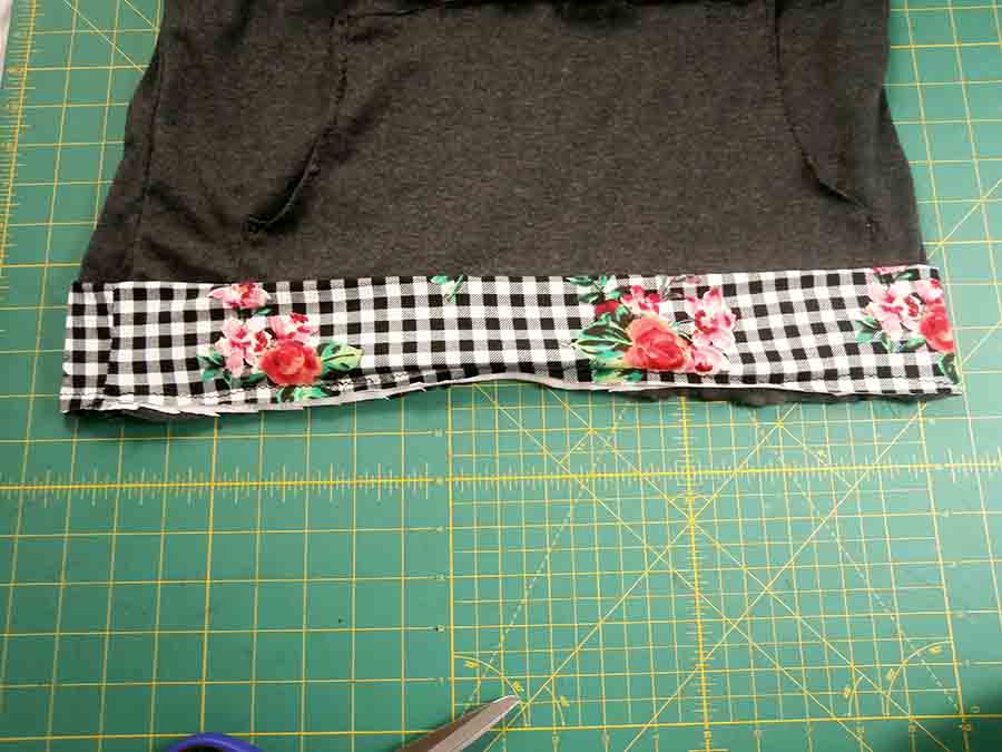 adding trip to hoodie