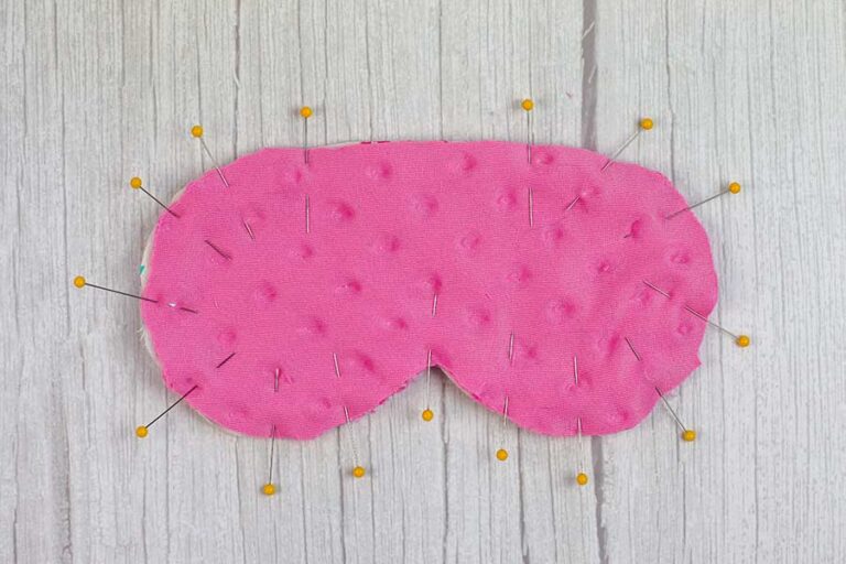 DIY Sleep Mask With Free Printable Pattern