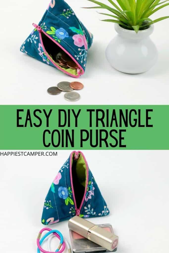 Triangle Patch Purse ~ DIY Tutorial Ideas!