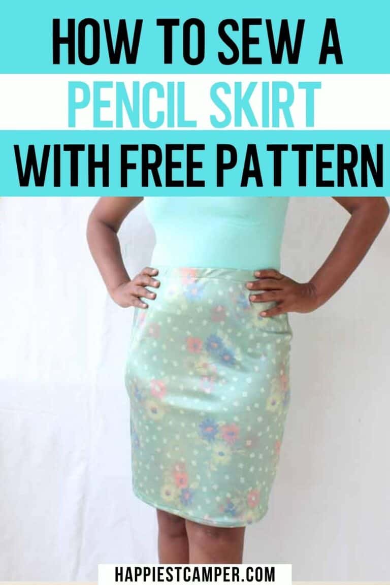 How To Sew A Pencil Skirt With Free Pattern