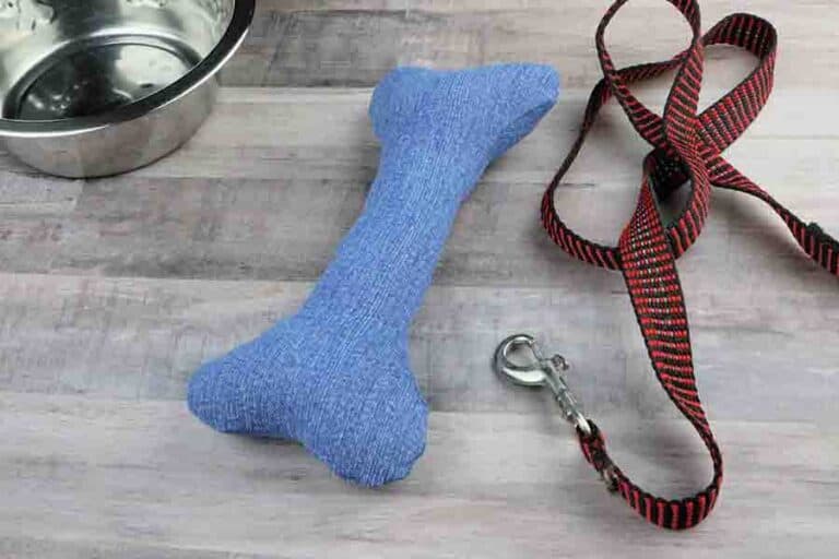 Easy DIY Dog Chew Toy Sew a Jean Dog Bone with Pattern