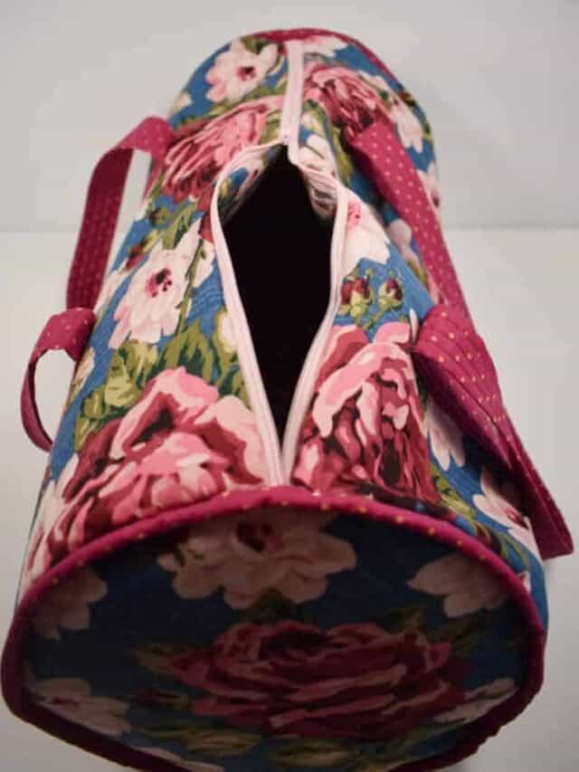DIY Duffel Bag Sewing Project story Happiest Camper