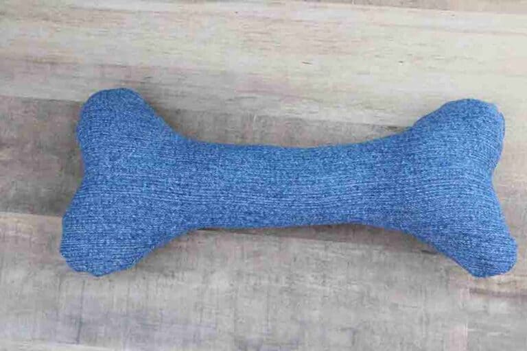 Easy DIY Dog Chew Toy Sew a Jean Dog Bone with Pattern