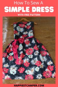 How To Sew A Simple Dress With Free Sewing Pattern How To Sew A Simple Dress With Free Sewing Pattern