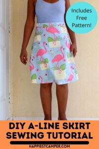 How To Make An A-Line Skirt With Free Pattern