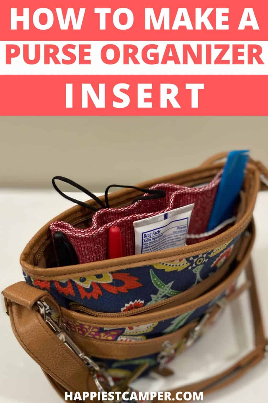 How To Make A Purse Organizer Insert