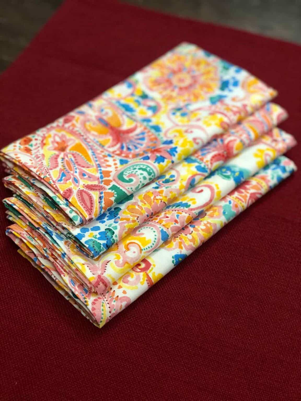 How To Sew Rolled Hem Napkins