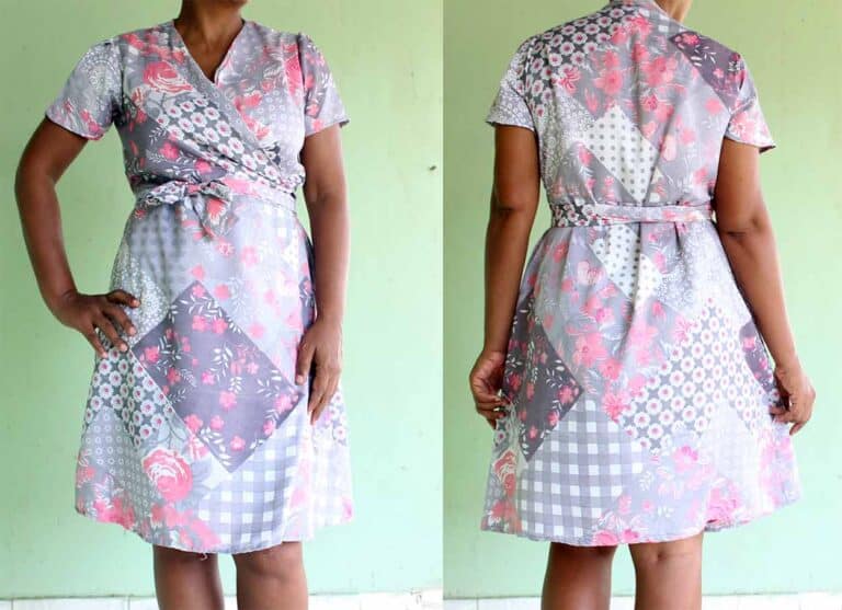 How To Make A Wrap Dress With Free Pattern