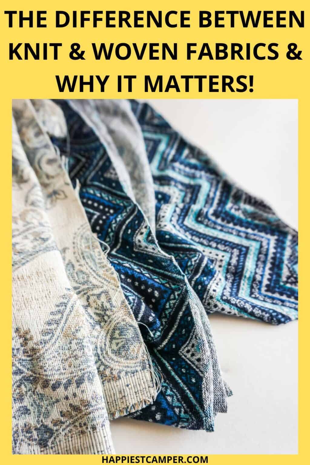 The Difference Between Knit & Woven Fabrics And Why it Matters!
