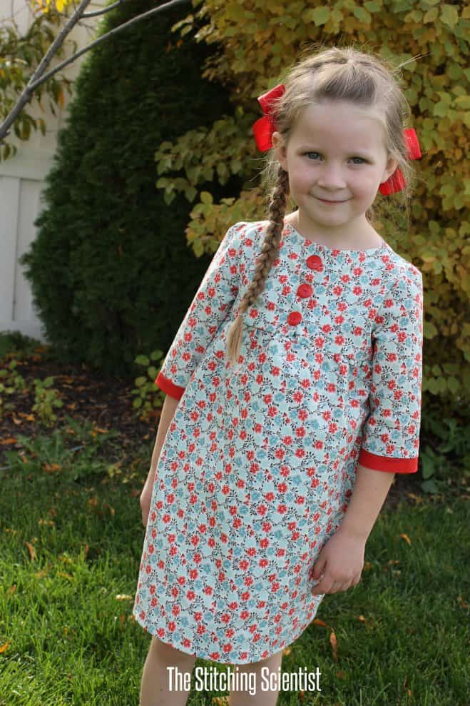 Simple girls hotsell dress pattern