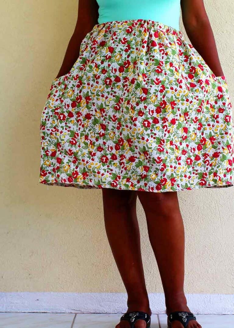 How To Make A Gathered Skirt With Free Pattern