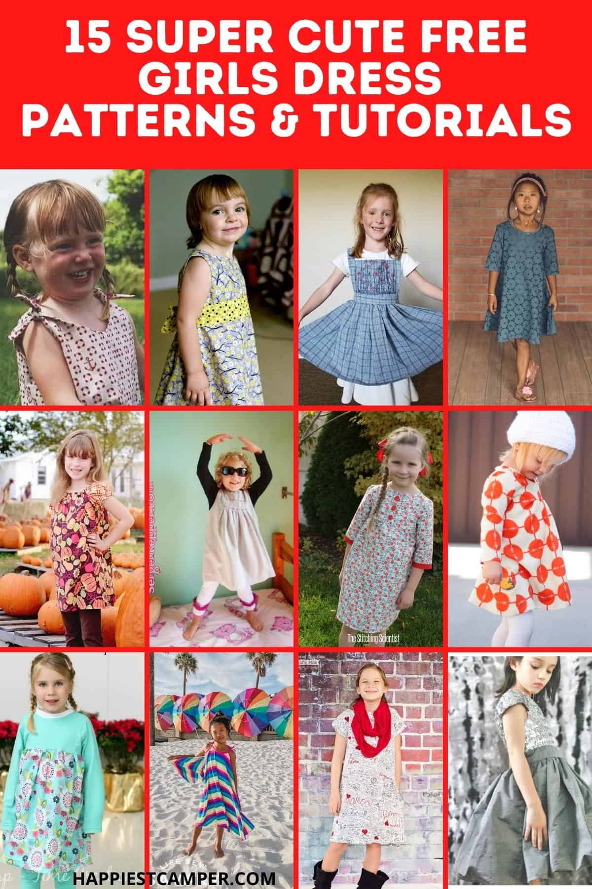 Easy little girl dress patterns best sale