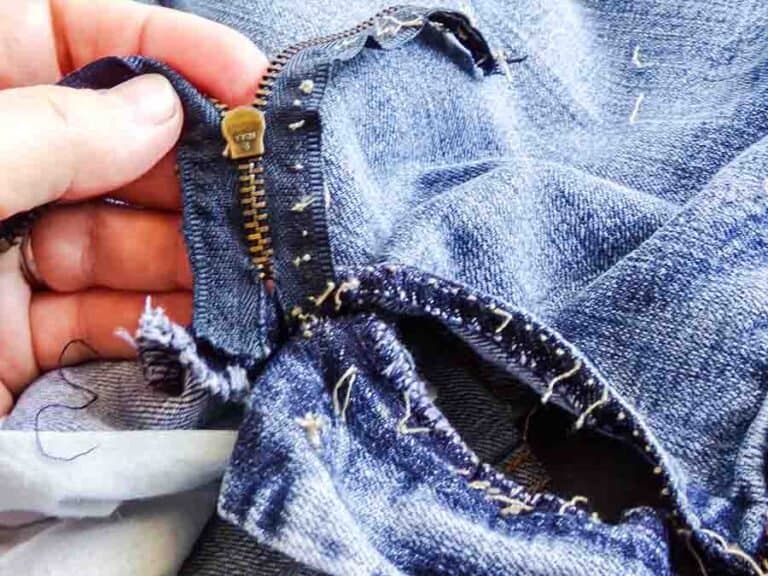 How To Easily Replace A Zipper On Jeans
