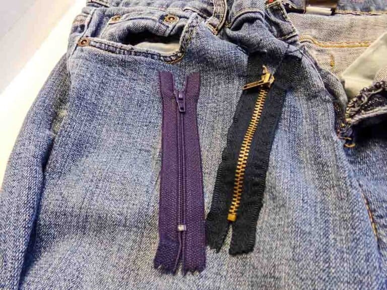How To Easily Replace A Zipper On Jeans