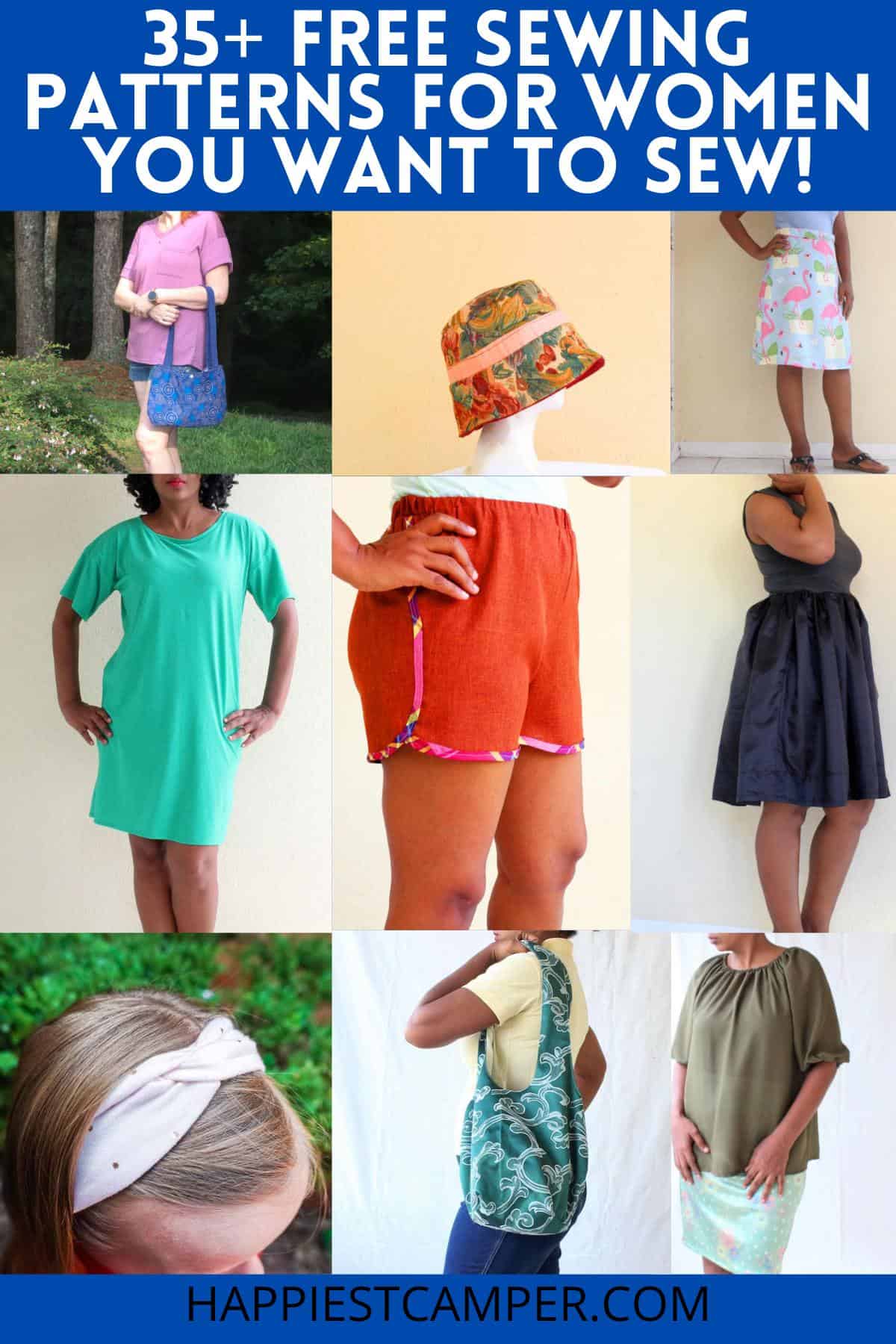 35+ Free Dress Patterns For Women