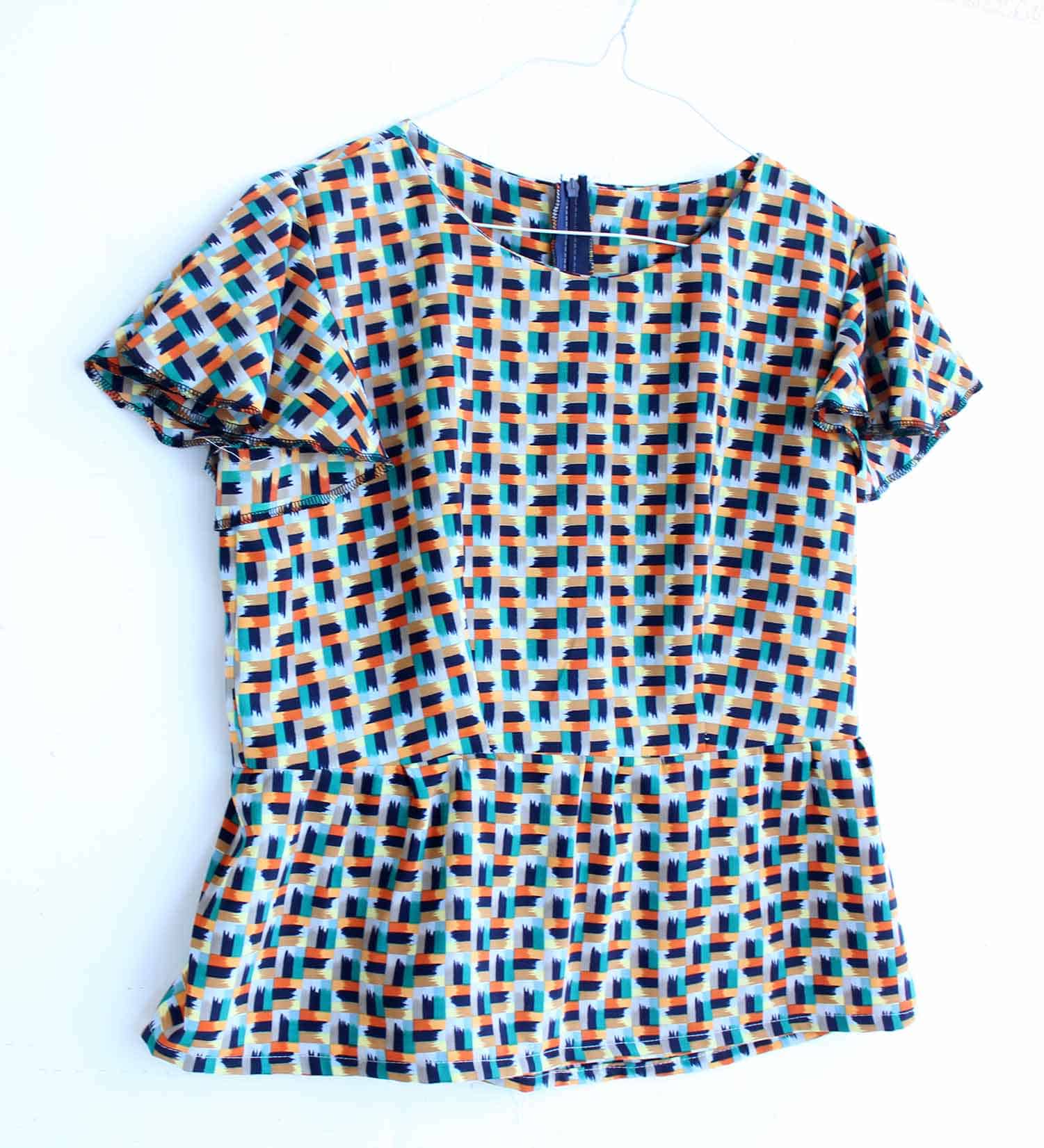 How To Make A Peplum Top With Free Pattern Happiest Camper