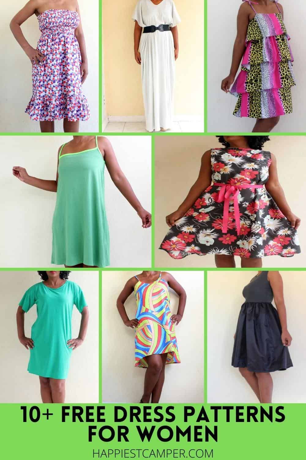 35+ Free Dress Patterns For Women